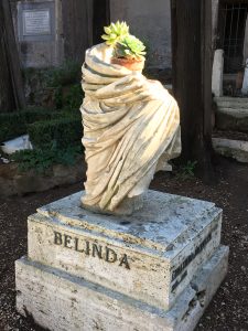 The monument to Belinda Lee